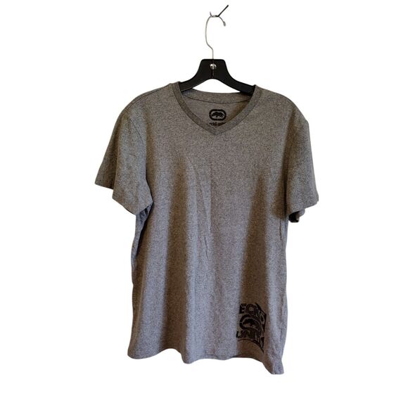 Ecko Men's medium grey black blend everyday tee - Picture 1 of 5